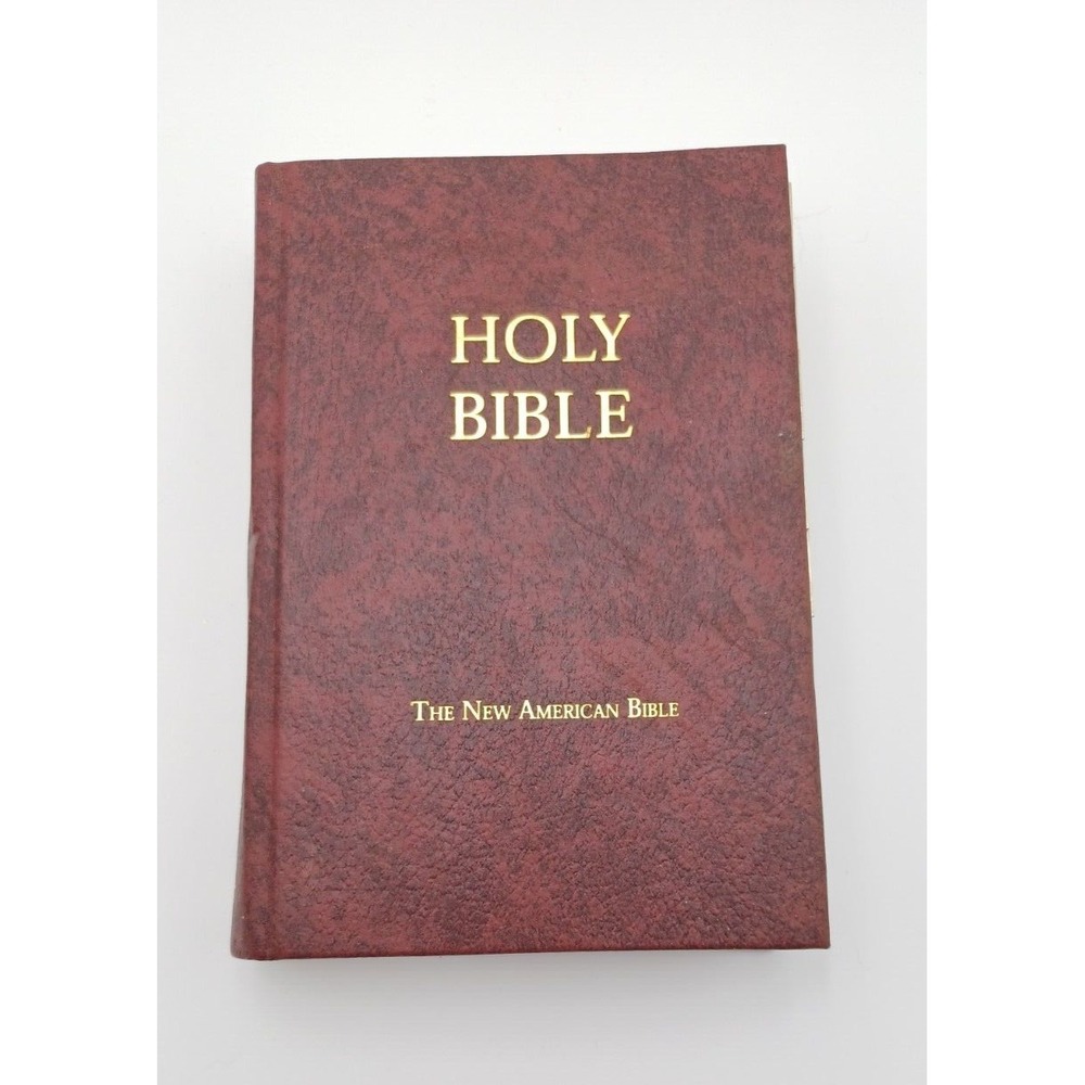 Fireside New American Bible NAB School and‎ Church Edition Indexed Burgundy Gold